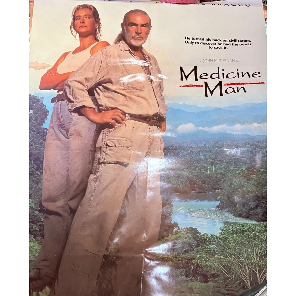 Original Theatrical Movie Poster:  Medicine Man Hollywood 1992 Rolled D/S